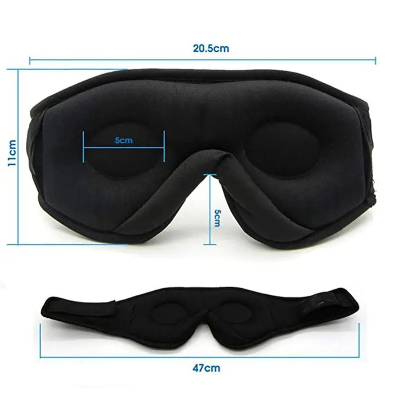 Sleeping Headphones Eye Mask for Sleeping 3D Contoured Cup Blindfold Concave Molded Night Sleep Mask dropshipping suppliers