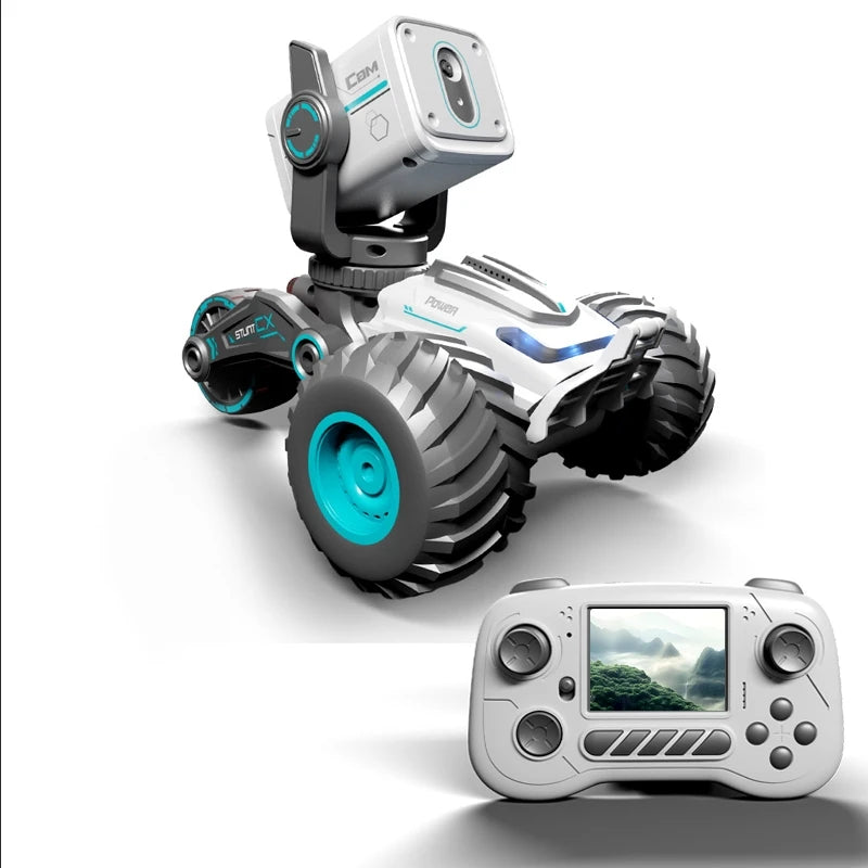 DWI with display screen can take pictures and videos rc car fpv remote conversation and shooting wireless camera RC car