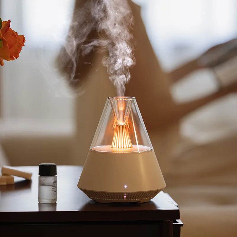 Essential Oil Diffuser Ultrasonic Mist Aromatherapy Machine Remote Control Aroma Air Humidifier Home Office Bedroom Humidifier