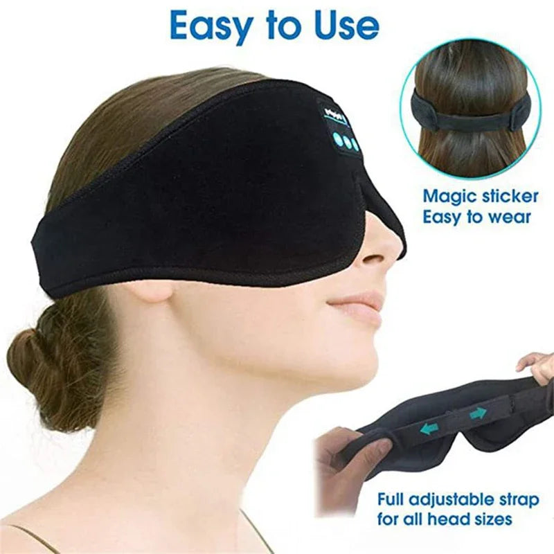 Sleeping Headphones Eye Mask for Sleeping 3D Contoured Cup Blindfold Concave Molded Night Sleep Mask dropshipping suppliers