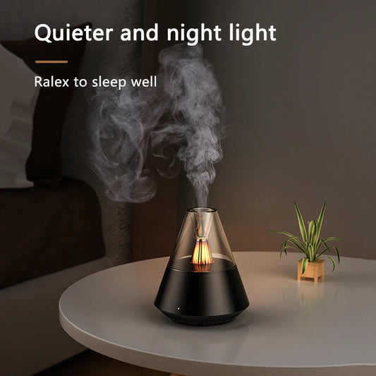 Essential Oil Diffuser Ultrasonic Mist Aromatherapy Machine Remote Control Aroma Air Humidifier Home Office Bedroom Humidifier