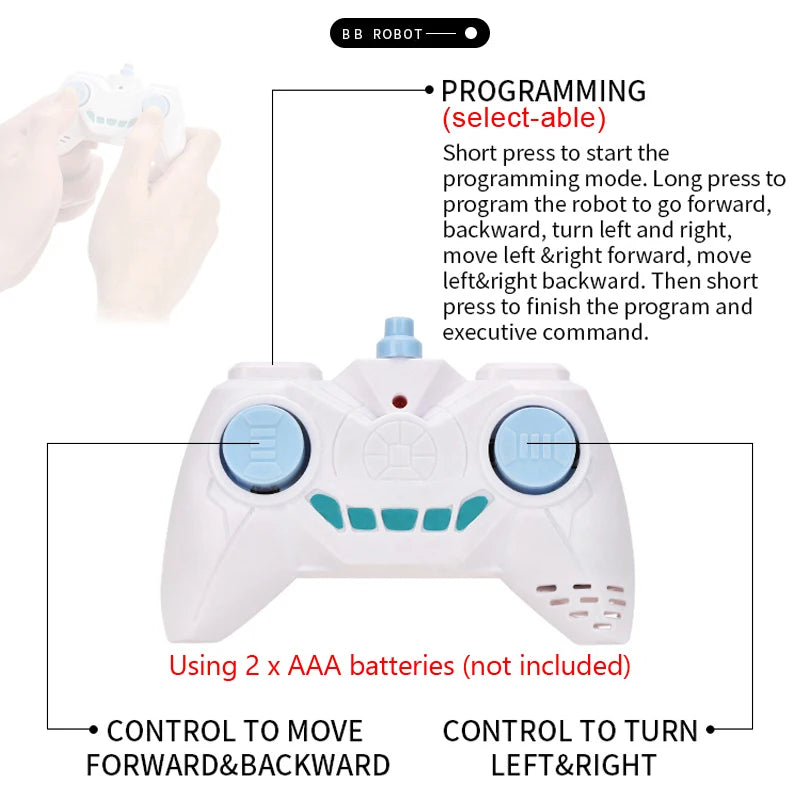 RC Robot 2.4G Radio Remote Control With Sound Watch Gesture Induction Sensor Intelligent Robot Car Model Kid Electronic Toy Gift