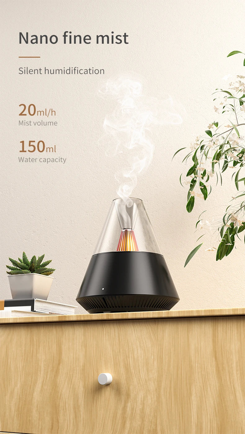 Essential Oil Diffuser Ultrasonic Mist Aromatherapy Machine Remote Control Aroma Air Humidifier Home Office Bedroom Humidifier