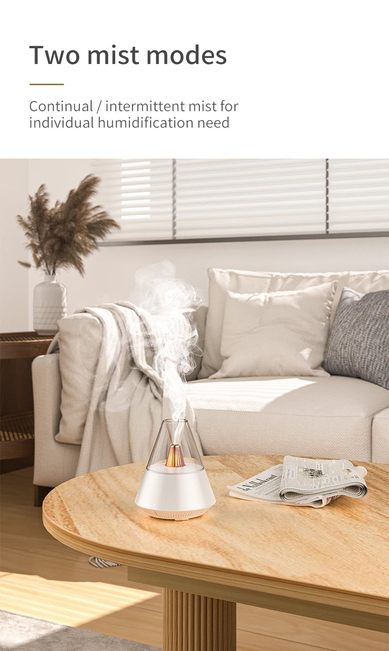 Essential Oil Diffuser Ultrasonic Mist Aromatherapy Machine Remote Control Aroma Air Humidifier Home Office Bedroom Humidifier