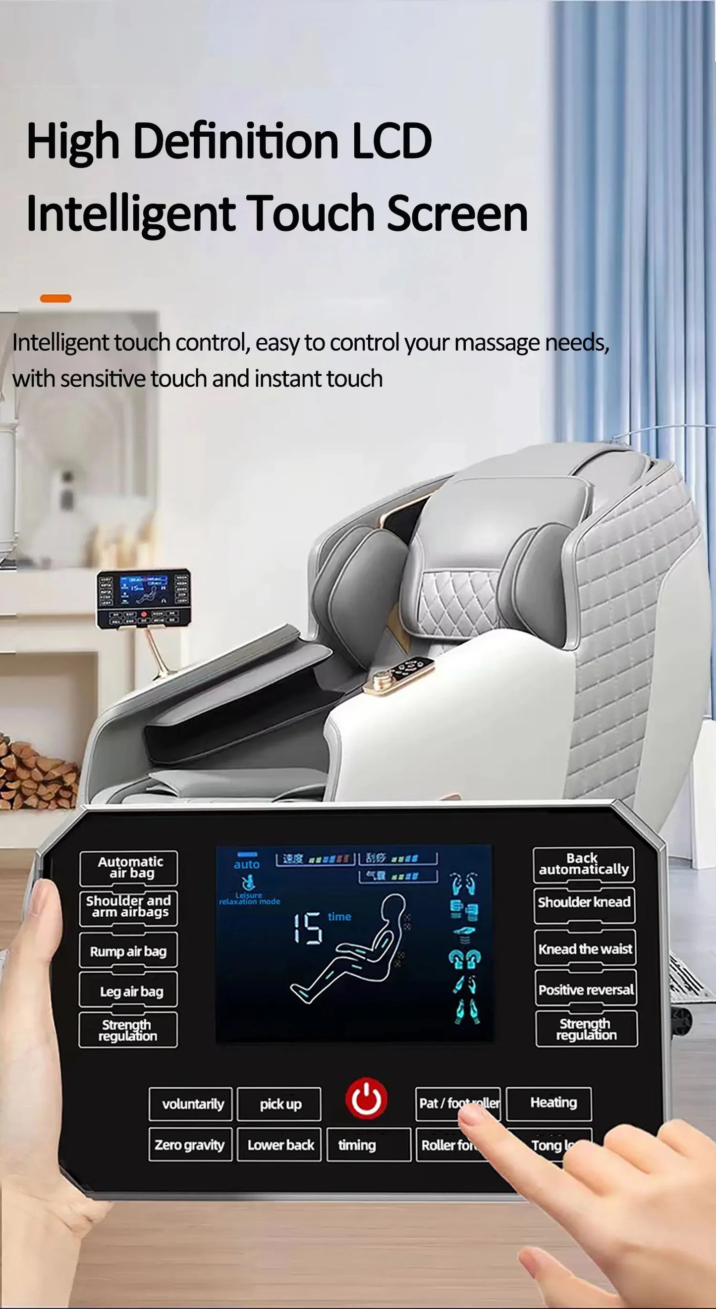 Three Year Warranty Home 4D Heating Massage Chairs Multifunctional Full Body Air Bag Wrapped Zero Gravity 3D Massage Office Sofa