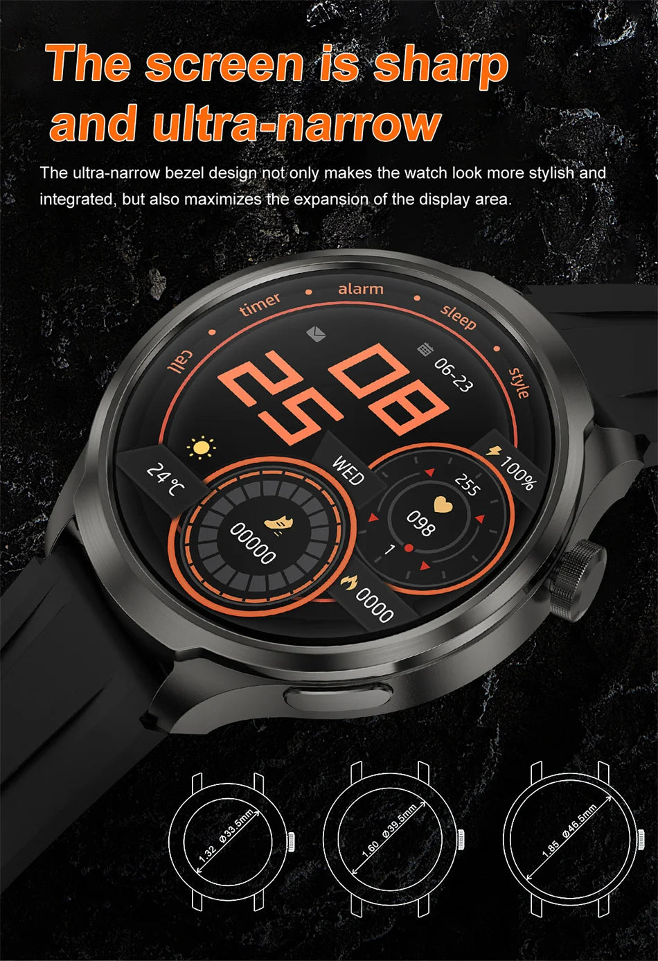 For HUAWEI Outdoor Sports Smart Watch Men 1.85" AMOLED Screen NFC GPS Compass Heart rate Waterproof Bluetooth Call SmartWatch