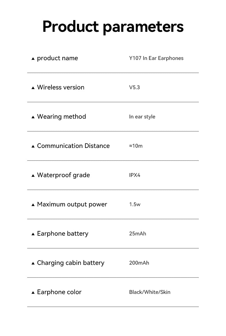 XIAOMI Y107 TWS Headset ENC Noise Cancelling Bluetooth5.3 Wireless Earphone LED Digital Display HiFi Stereo Headphone With Mic